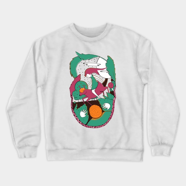 Goat Rider Crewneck Sweatshirt by VitaliOneg